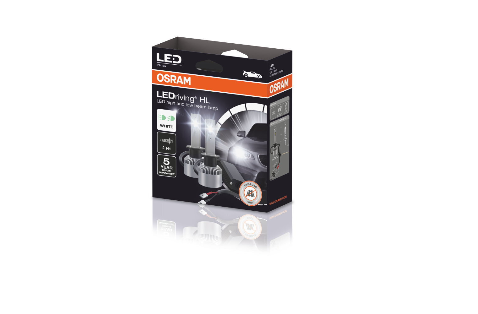 OSRAM LEDriving HL H1 GEN2 (64150DWP) LED Kaug- ja LÄHITULELAMP 2 tk цена и информация | Autopirnid | kaup24.ee