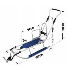 Санки со спинкой Adbor Piccolino XDrive цена и информация | Санки | kaup24.ee