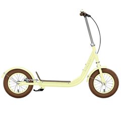 Tõukeratas Excelsior Retro Scooter, 12,5", kollane hind ja info | Jalgrattad | kaup24.ee