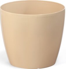 Plastikust korpuse pott cappuccino 18 cm Magnolia цена и информация | Вазоны | kaup24.ee