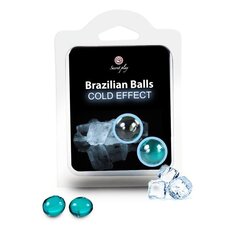 SECRETPLAY COSMETIC SECRETPLAY BRAZILIA BALLS COLD EFFECT 2 ÜHIKUST hind ja info | Massaažiõlid | kaup24.ee