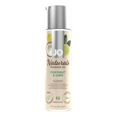 Масло для эротического массажа System Jo Coconut & Lime (120 ml) цена и информация | Массажные масла | kaup24.ee