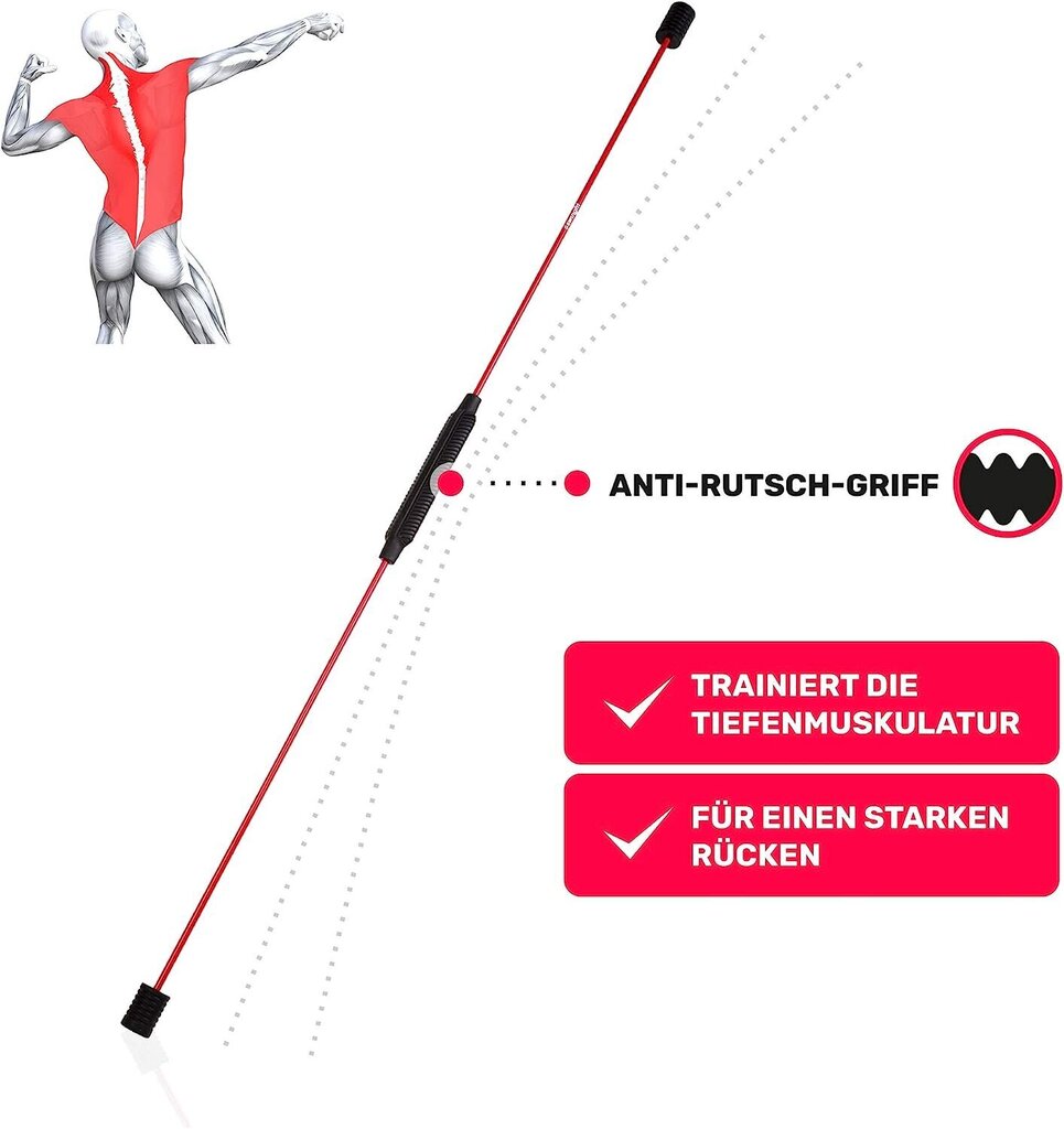 Swingfit® vibratsioonivarras (sealhulgas praktiline kott ja selja treeningplaan) | Kiikkepp sügavate lihaste ja rehabilitatsiooni jaoks | Võimlemisvõimalus sobivus hind ja info | Muud sporditarbed | kaup24.ee