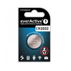 Aku everActive litowa CR2032 blister 5szt. hind ja info | Patareid | kaup24.ee