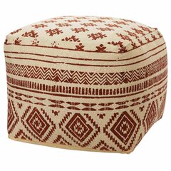 etnilise mustriga pouf 45x35 cm hind ja info | Kott-toolid, tumbad, järid | kaup24.ee