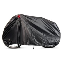 Waterproof bike cover size XL - black цена и информация | Седла для велосипедов и чехлы на сиденья | kaup24.ee