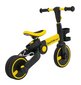 Happy Bike 3in1 Sportrike kollane hind ja info | Kolmerattalised jalgrattad | kaup24.ee