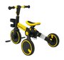 Happy Bike 3in1 Sportrike kollane hind ja info | Kolmerattalised jalgrattad | kaup24.ee