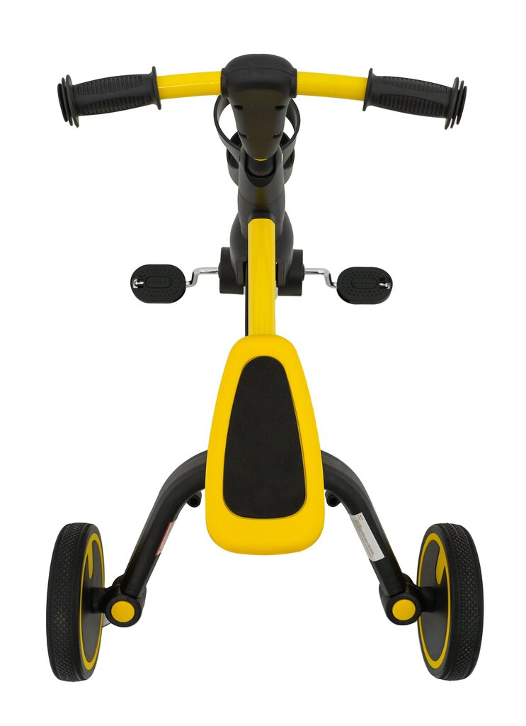 Happy Bike 3in1 Sportrike kollane hind ja info | Kolmerattalised jalgrattad | kaup24.ee