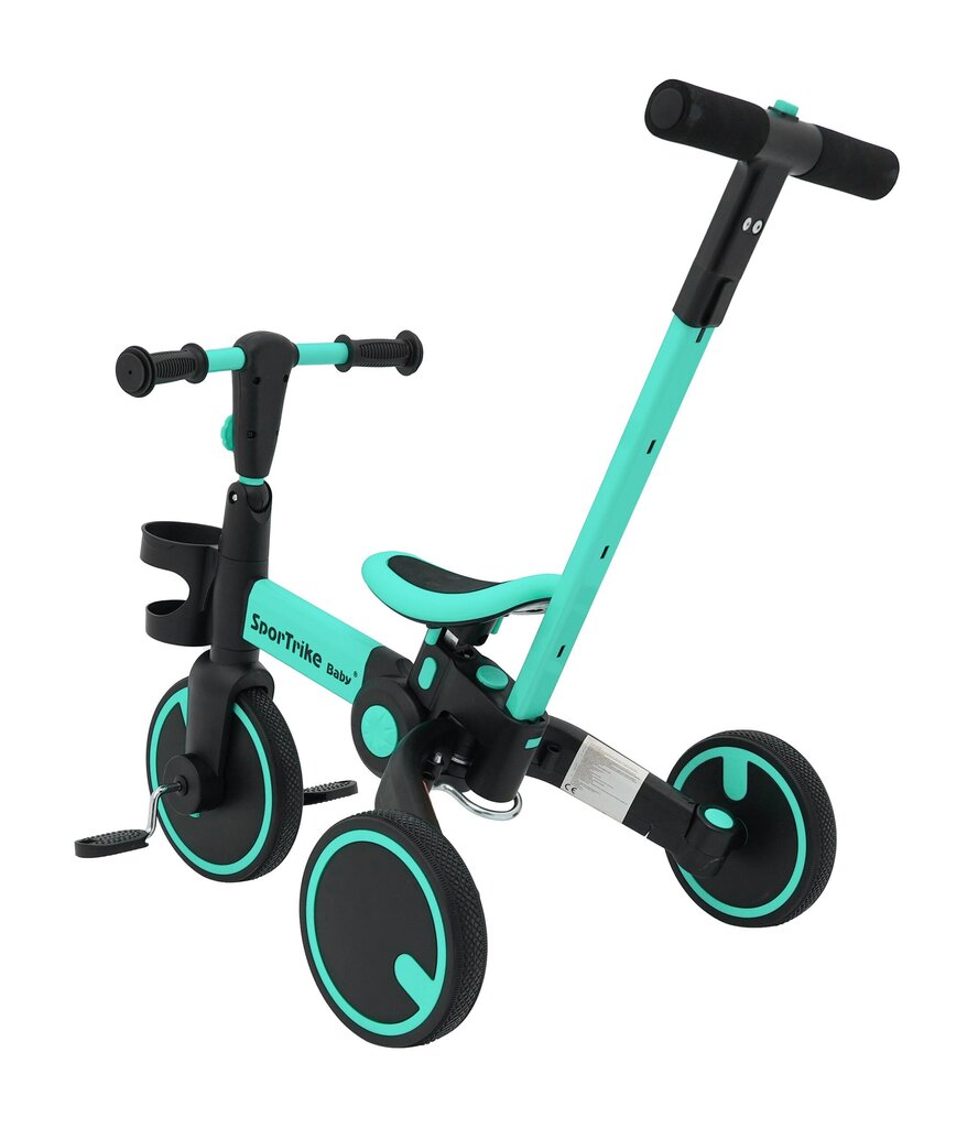 Happy Bike 3in1 Sportrike Sinine hind ja info | Kolmerattalised jalgrattad | kaup24.ee