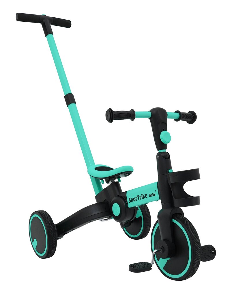 Happy Bike 3in1 Sportrike Sinine hind ja info | Kolmerattalised jalgrattad | kaup24.ee