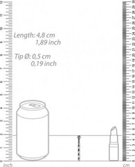 Shots Ribbitud õõnes peenisekork – 0,2" / 5 mm цена и информация | БДСМ и фетиш | kaup24.ee