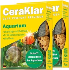 Abrazo Cera-Clear Aquarium ketta puhastusvahend, 2x2 Terrarium akna klaasipuhastusvahend, ketta puhastuskäik, kriimustusvabad vetikad eemaldaja hind ja info | Akvaariumid ja seadmed | kaup24.ee