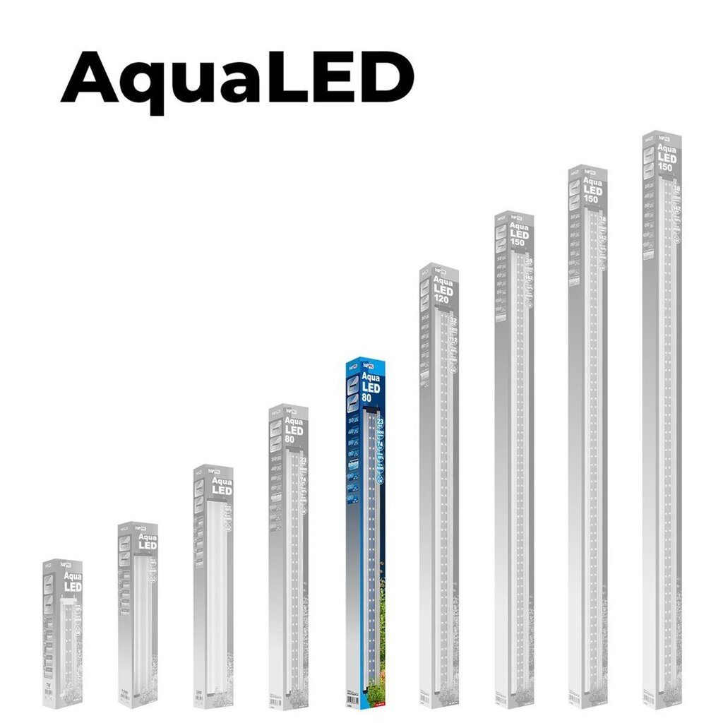 Akvaariumi lamp Happet AquaLED LB24, 18W/56cm hind ja info | Akvaariumid ja seadmed | kaup24.ee