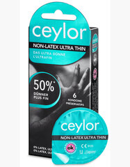 Ceylor Non-Latex Ultra Thin (3 / 6 шт.) 6 шт. цена и информация | Презервативы | kaup24.ee