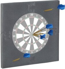 Расслабленные дни DART Panel Panel Cring "R6", защита стен для 45 см Dartboard, EVA, DARTS AUSFängring HBT: 71 x 71 x 3 см, серый цена и информация | Дартс | kaup24.ee