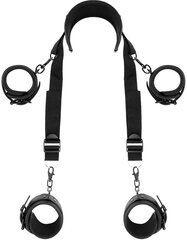 Darkness Fetish Submissive Position Master with Wrist and Ankle Cuffs Must hind ja info | BDSM ja fetish | kaup24.ee