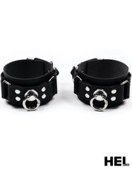 HEL Milano Leather Wrist/Ankle Cuffs in Black XS hind ja info | BDSM ja fetish | kaup24.ee