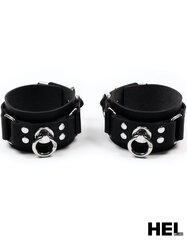 HEL Milano Leather Wrist/Ankle Cuffs in Black S hind ja info | BDSM ja fetish | kaup24.ee