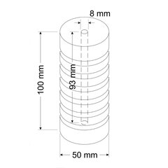 Sponge insert U-JET 2 Happet'ile hind ja info | Akvaariumid ja seadmed | kaup24.ee