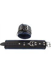 Mister B Ankle restraints with padding Must/punane hind ja info | BDSM ja fetish | kaup24.ee