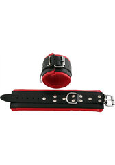 Mister B Ankle restraints with padding Must/valge hind ja info | BDSM ja fetish | kaup24.ee