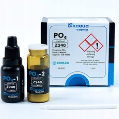 "Exaqua Phosphates PO4 Z240 - PRO3/PRO6 reagendid". hind ja info | Akvaariumid ja seadmed | kaup24.ee