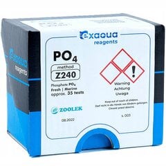 "Exaqua Phosphates PO4 Z240 - PRO3/PRO6 reagendid". hind ja info | Akvaariumid ja seadmed | kaup24.ee