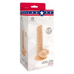 Dildo S Pleasures Don Jon Beež (Ø 3,6 cm) hind ja info | Vibraatorid | kaup24.ee