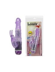 BAILE VIBRATORS MULTISPEED RABIT VIBRATOR LILLA hind ja info | Vibraatorid | kaup24.ee