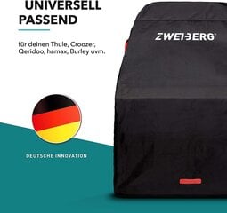 Zweiberg® kokkupandav garaaž jalgrattahaagiste jaoks universaalne tugev ja veekindel kattekaitse UV -kaitse, EasyMovali, SmartPackiga hind ja info | Jalgrattakärud | kaup24.ee