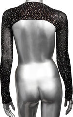 Seksikas t-särk CalExotics Radiance Shoulder Shrug, S/L, must hind ja info | Naiste sekspesu | kaup24.ee