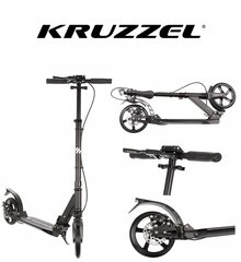 Kokkupandav roller Kruzzel ND12_14579 Hyperion, ABEC-9, must цена и информация | Самокаты | kaup24.ee