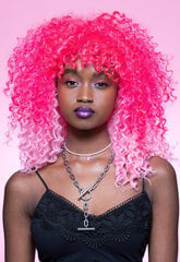 Fever Manic Panic Pink Passion Curl Girl parukas Roosa hind ja info | Naiste sekspesu | kaup24.ee