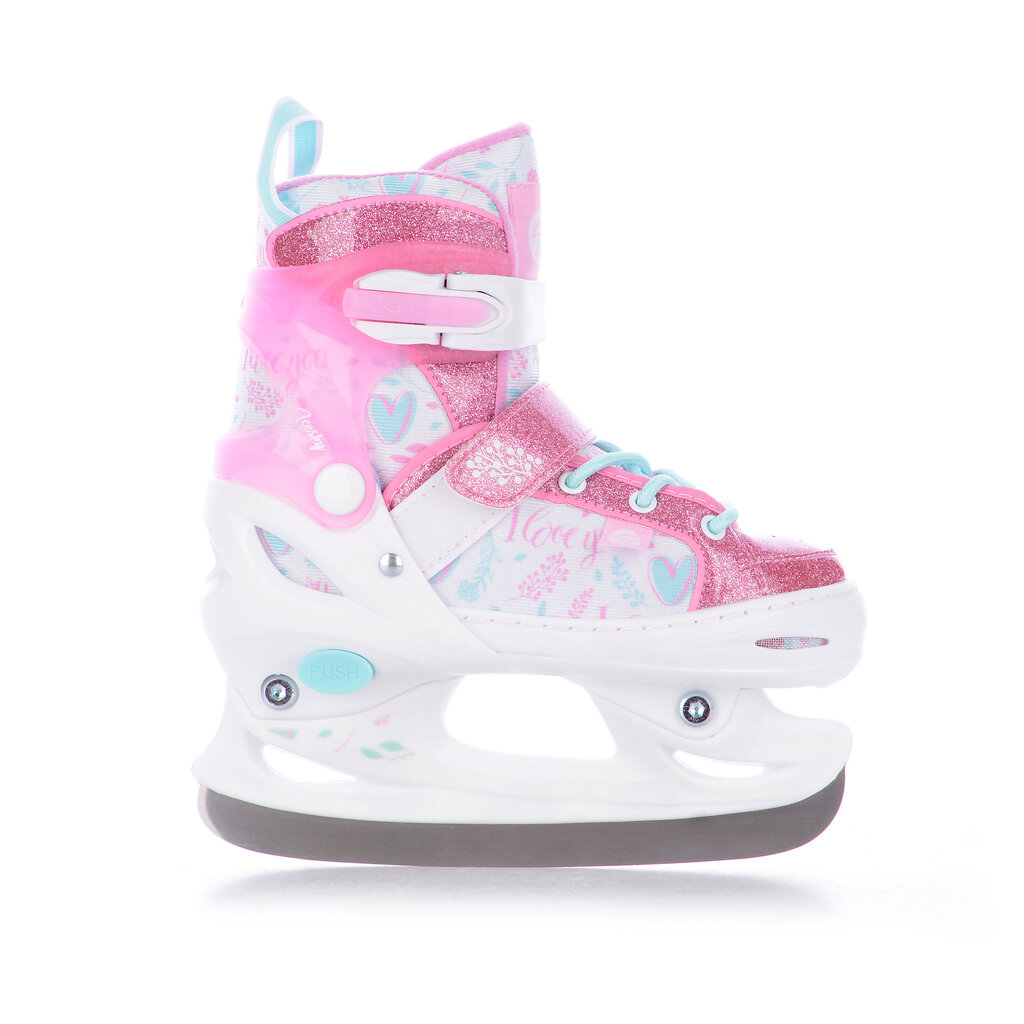 Uisud Tempish ICE SKY GIRL adjustable skate valge/roosa hind ja info | Uisud | kaup24.ee