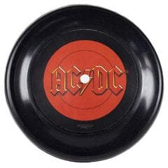 Lendav taldrik ACDC Must hind ja info | Mänguasjad koertele | kaup24.ee