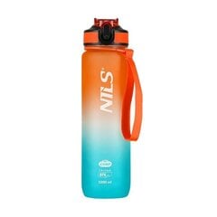 Veepudel NILS NCD68, 1000 ml, oranž-sinine hind ja info | Joogipudelid | kaup24.ee