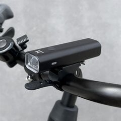 Jalgratta esituli USB valge tuli 4 töörežiimi must 10165001 цена и информация | Велосипедные фонари, отражатели | kaup24.ee