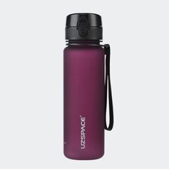 Jooginõud UZSPACE TRITAN ilma BPA-ta, 500 ml, plastik - 3026-PURPLISH-RED hind ja info | Joogipudelid | kaup24.ee