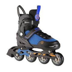 2in1 (rull)uisud NILS EXTREME NH18188 In-line Skates/Hockey Ice Skates, must-sinine-oranž, M (34-38) hind ja info | Rulluisud ja tarvikud | kaup24.ee