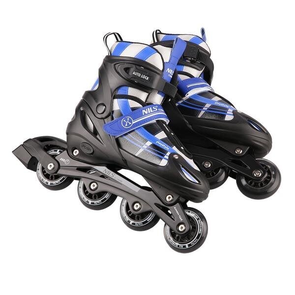 2in1 (rull)uisud Nils Extreme NH18366A In-line Skates/Hockey Ice Skates, mitmevärviline цена и информация | Rulluisud ja tarvikud | kaup24.ee