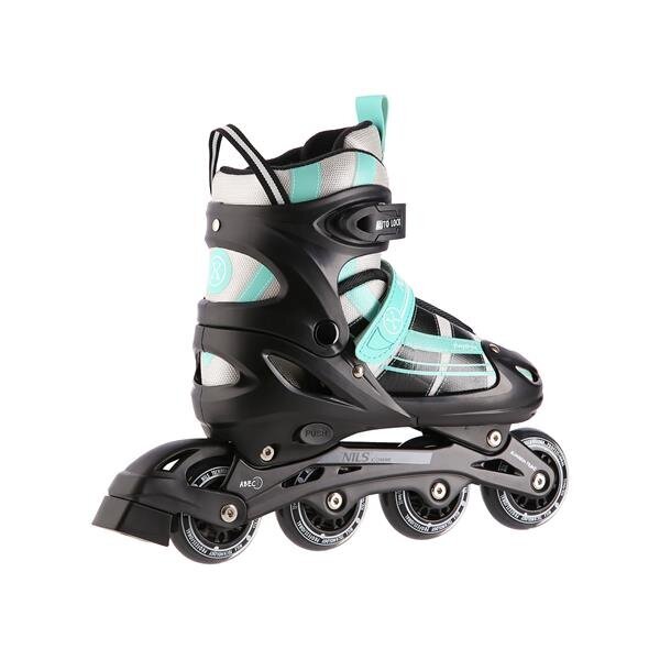 2in1 (rull)uisud NILS EXTREME NH18366A In-line Skates/Hockey Ice Skates, must-roheline цена и информация | Rulluisud ja tarvikud | kaup24.ee