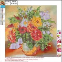 Teemant mosaiik 5D "Bouquet" 30x30cm hind ja info | Teemantmaalid, teemanttikandid | kaup24.ee