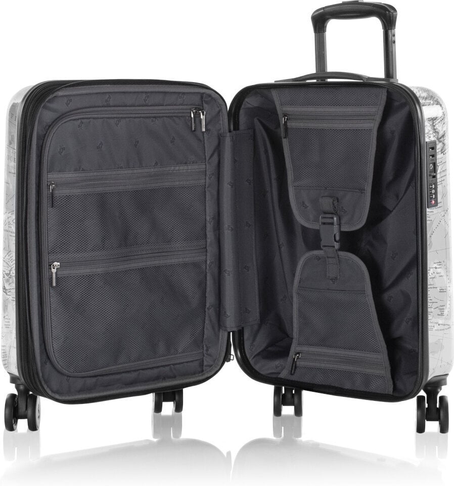 Heys reisikohver Journey 3G Fashion Spinner 53cm, must/valge kaart hind ja info | Kohvrid, reisikotid | kaup24.ee