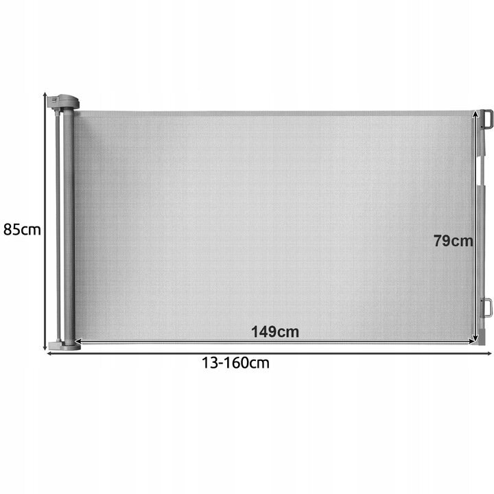 Kaitseaed koertele Ruhhy, hall, 160x85 cm hind ja info | Pesad, kuudid | kaup24.ee