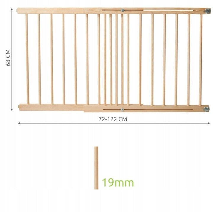 Kaitseaed Iso Trade, puit, 72-122 cm hind ja info | Pesad, kuudid | kaup24.ee