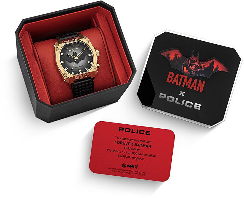 Police Forever Batman Limited Edition PEWGD0022602 hind ja info | Meeste käekellad | kaup24.ee