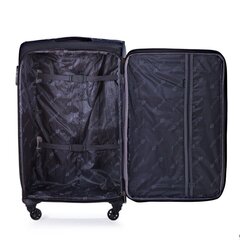 Средне -сильный твердый чемодан M Solier STL1311 - черный, красный цена и информация | Чемоданы, дорожные сумки | kaup24.ee