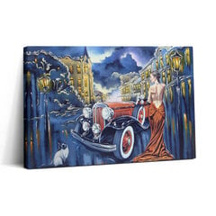 Maalimine Lõuendile Vana retro auto, 30x20 цена и информация | Картины, живопись | kaup24.ee