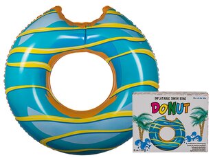 OOTB Donut ujuvrõngas Ø120cm türkiissinine/kollane цена и информация | Надувные и пляжные товары | kaup24.ee